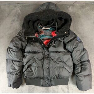 New COACH Women's Black Short Down Puffer Jacket Size-S, $400 (62%) Off MSRP